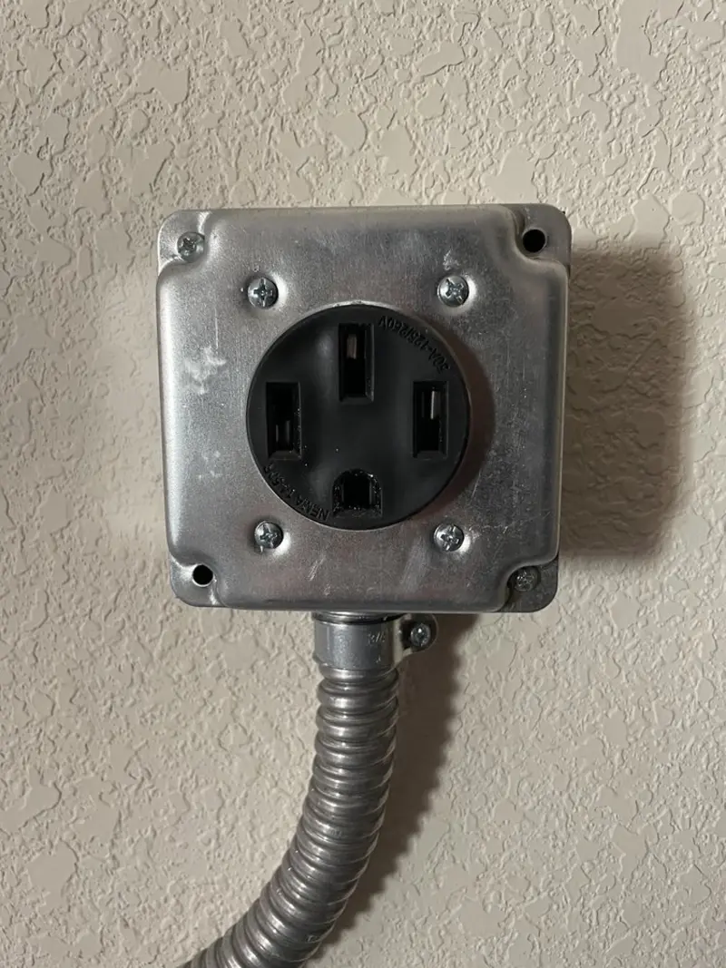 NEMA 14-50 outlet installed for Electrical Panel Upgrade in West Columbia